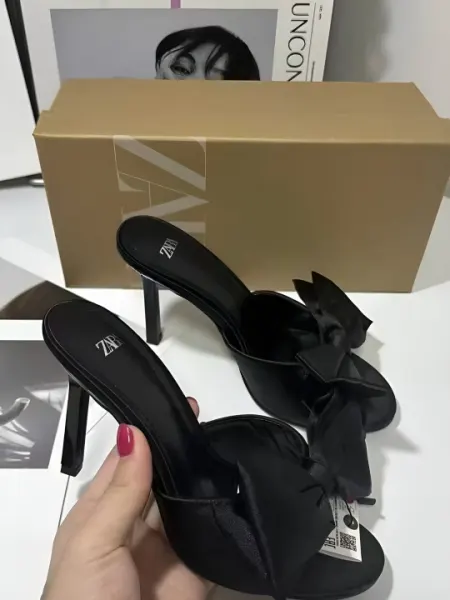 Мюли женские, весенние мюли, босоножки для девочек, Zara
