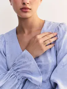 Кольцо женское бижутерия под серебро ZARINA