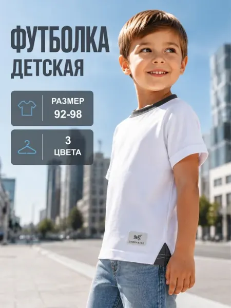 ZEBRABIRD Футболка для мальчика без принта