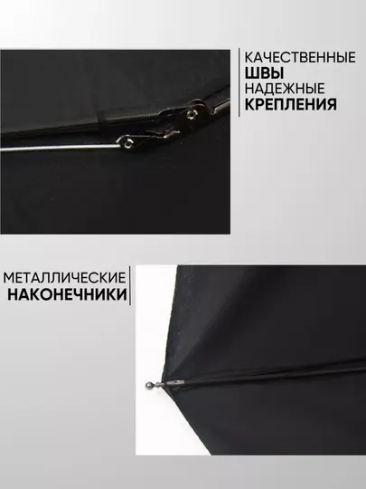 Зонт с двойной сеткой, для мужчин и женщин,унисекс/zontik/черный/автоматик