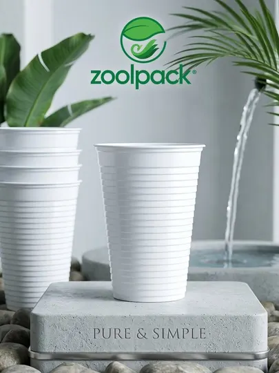 Стаканы одноразовые "Zoolpack", пластиковые, 177 мл, 50 шт