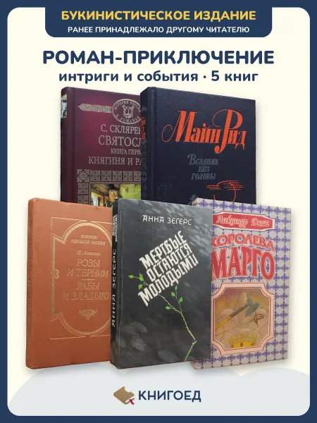 Книгоед Исторические романы Скляренко Рид Алексеев Зегерс Дюма