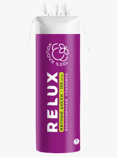 Ватные диски RELUX, 100 шт