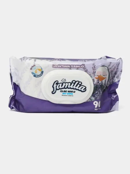 Влажные салфетки Familia, 90 шт