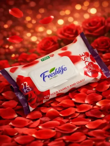 Влажные салфетки White Rose, 72 шт
