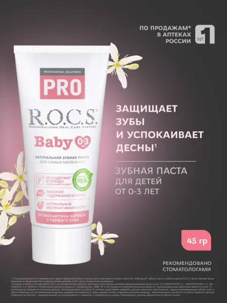 R.O.C.S. Зубная паста детская