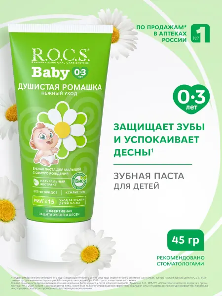 R.O.C.S. Зубная паста для детей
