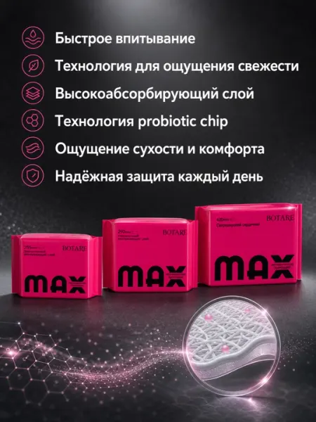 BOTARE Женские гигиенические прокладки
