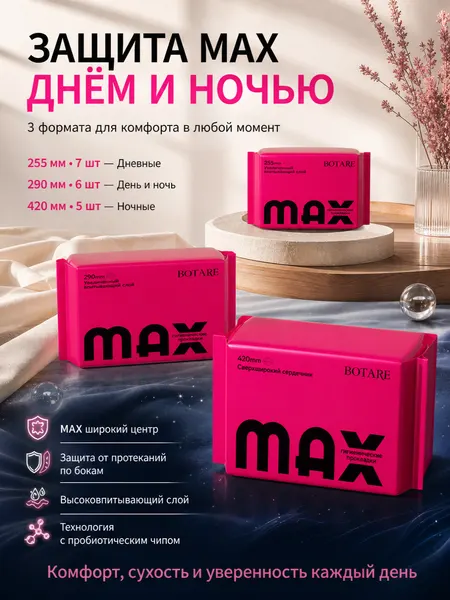 BOTARE Женские гигиенические прокладки