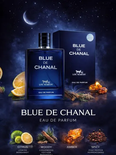 BLUE de Chanel мужские духи, 100 мл, 10 мл, 5 мл