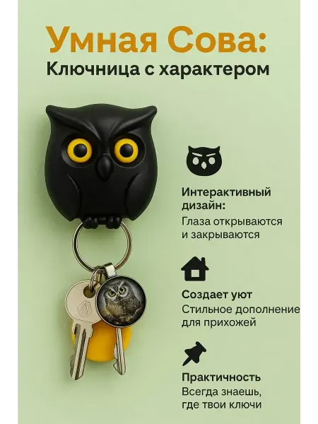 Алтынайка Ключница настенная в прихожую без сверления