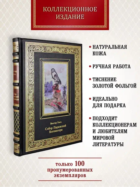 Творческое объединение Алькор Собор Парижской Богоматери. Гюго В. подарочная книга