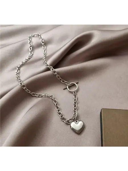HotJewelry цепочка с кулоном сердце