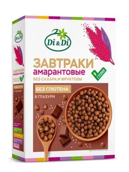 Амарантовые завтраки Di & Di — полезный и лёгкий завтрак без сахара