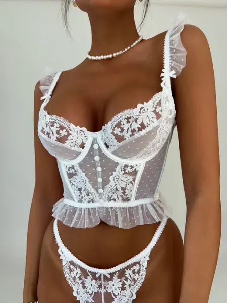 Belle_femme Нижнее белье комплект корсет
