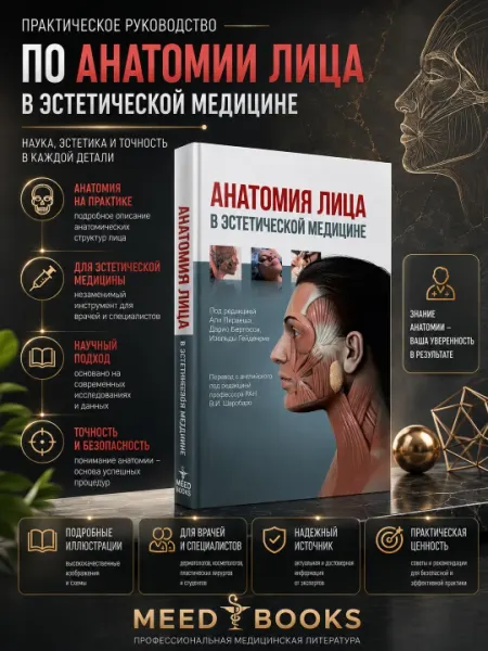 Анатомия лица в эстетической медицине – профессиональное руководство