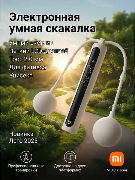 Умная скакалка Xiaomi бежевая