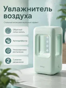 Увлажнитель воздуха фиолетовый,антигравитационный, 500 мл
