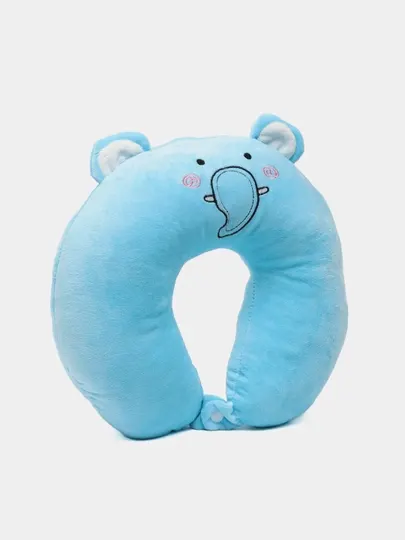 Детская дорожная подушка My Blue Elephant