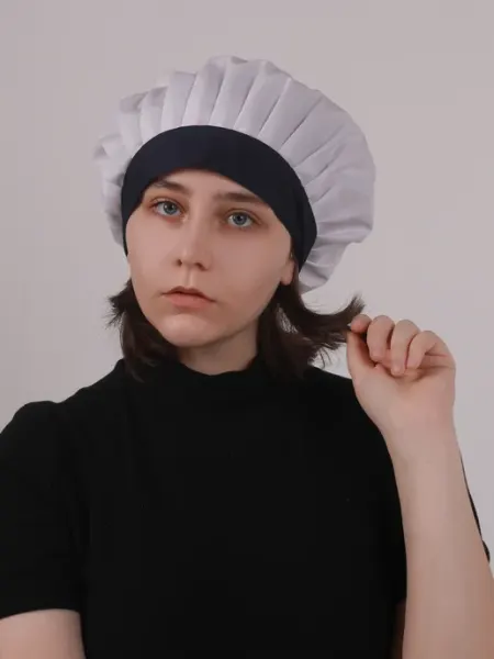 Колпак поварской на липучке