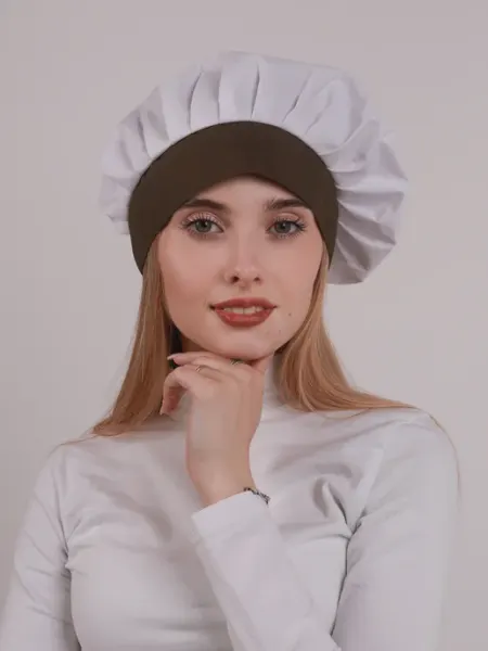 Колпак поварской на липучке