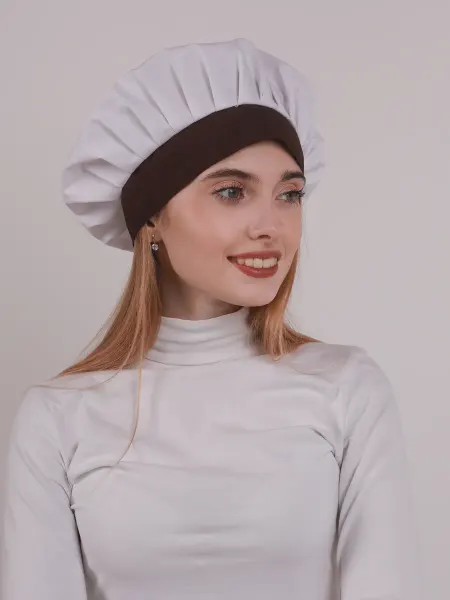 Колпак поварской на липучке