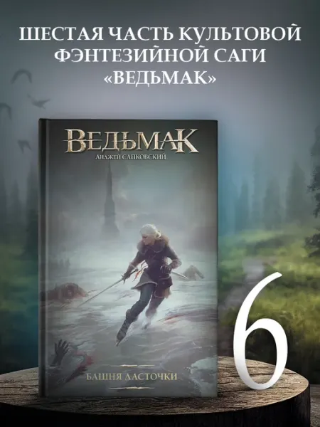 Издательство АСТ Башня Ласточки. Анджей Сапковский. Ведьмак. Фэнтези