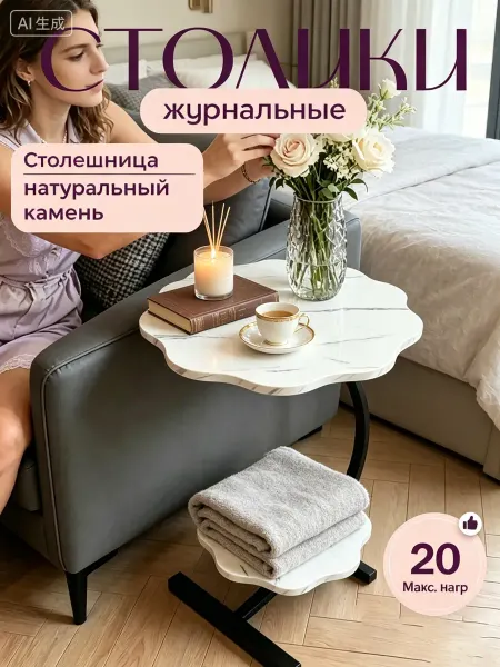 Журнальный столик Двухэтажный