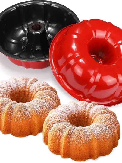 Форма для выпечки кекса и бублика, металлическая, антипригарная