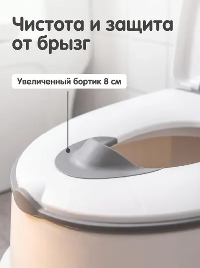 Детская накладка на унитаз складная, регулируемая, с антискользящими вставками