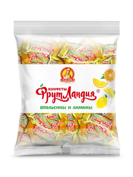 Славянка Желейные конфеты "Фрутландия Апельсинов и Лимонов", 1 кг