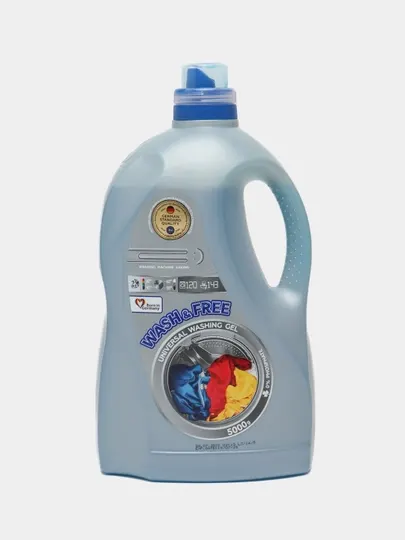 Гель для стирки Wash&Free, 5 кг
