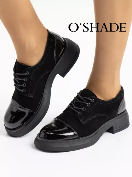 O`SHADE Полуботинки женские черные