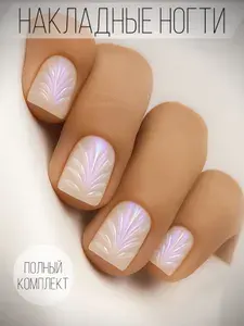 Накладные ногти с дизайном набор 24 шт.