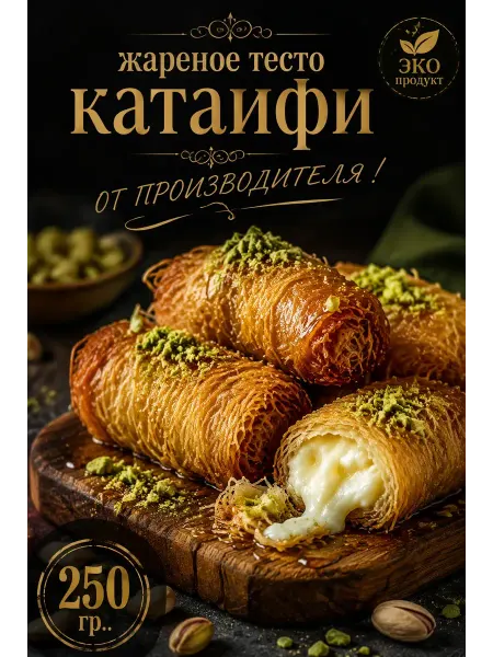 Тесто Катаифи жареное 250 гр
