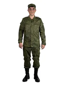 Костюм (форма одежды) армейский военный полевой ВКБО (ВКПО) ВС РФ. Камуфляж зеленая цифра (пиксель)