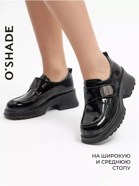 O`SHADE Полуботинки женские черные