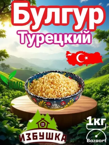 Булгур, крупа пшеничная 1 кг