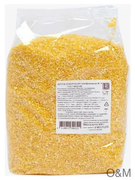 Крупа кукурузная шлифованная, 3шт