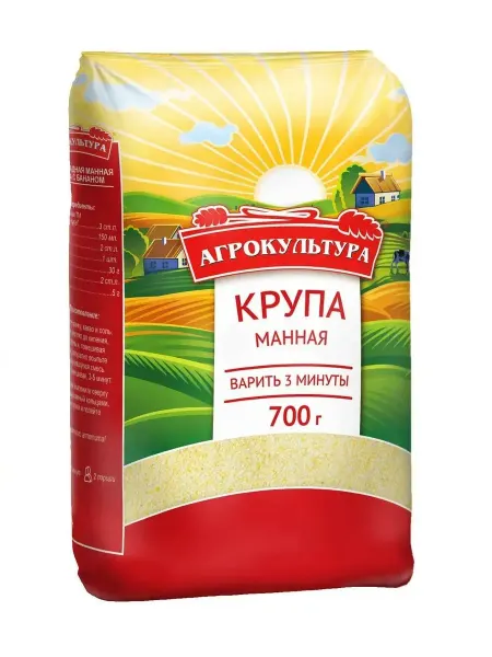 Агрокультура Манная крупа, 700 гр