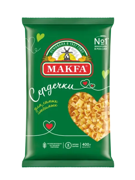 Makfa Макароны Сердечки 400 г