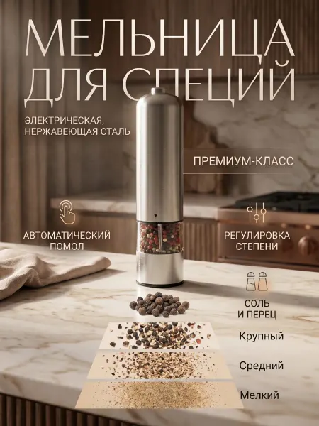 Мельница для специй электрическая