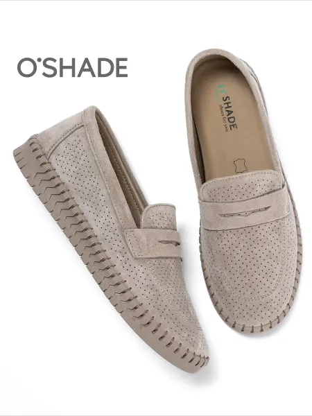 O`SHADE Мокасины женские замшевые