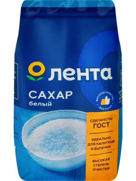 Лента Сахар белый, ГОСТ, 1кг