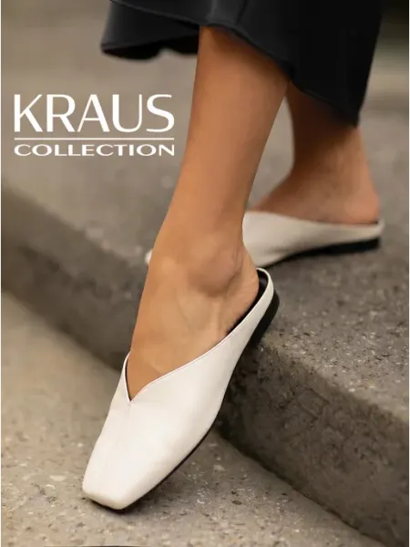 KRAUS Collection Мюли женские белые