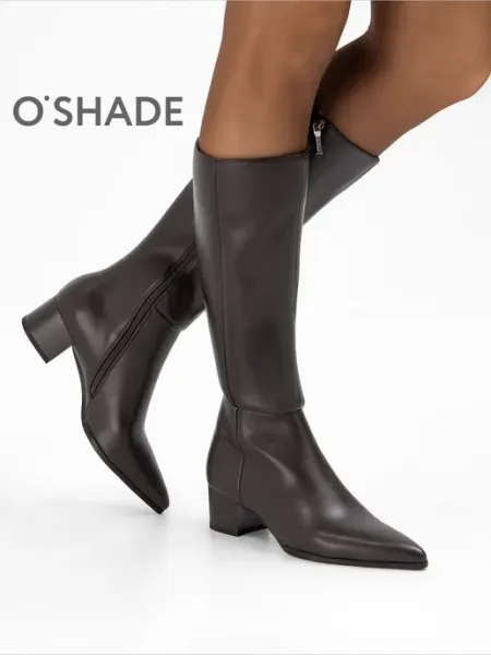 O`SHADE Коричневые сапоги женские демисезонные