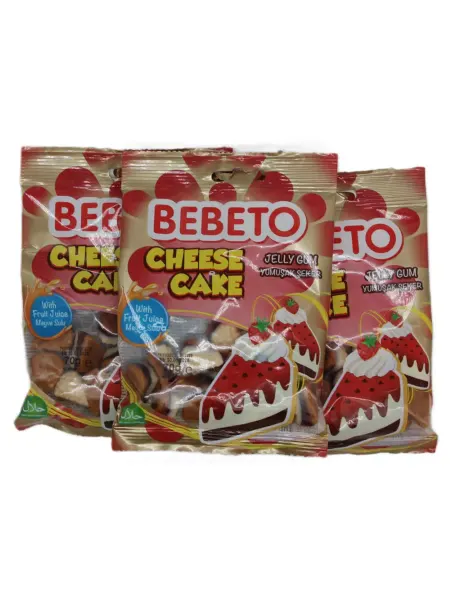BEBETO Жевательный мармелад 3шт по 80гр