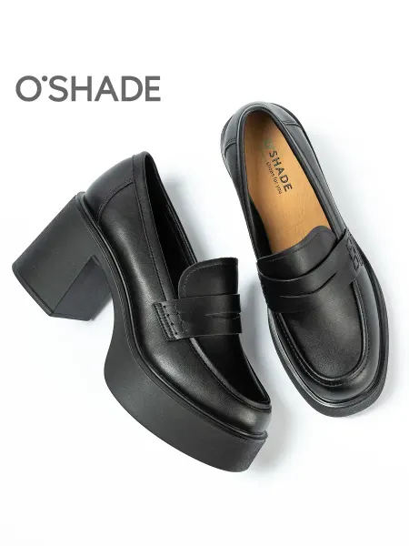 O`SHADE Туфли черные женские на каблуке