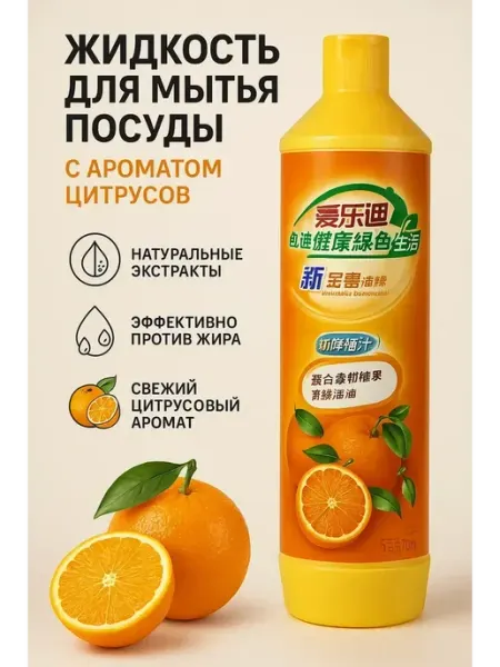 Ния Жидкость для мытья посуды с ароматом цитрусов