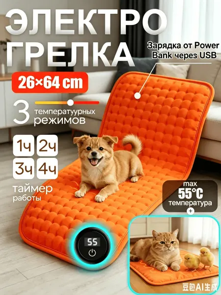Мягкая грелка на аккумуляторе